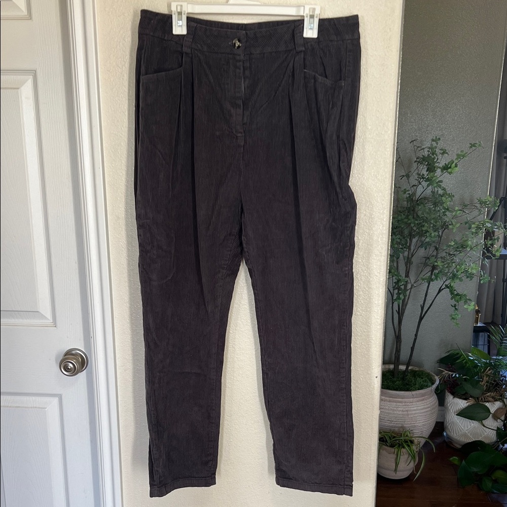 Women’s grey Corduroy Casual Pants